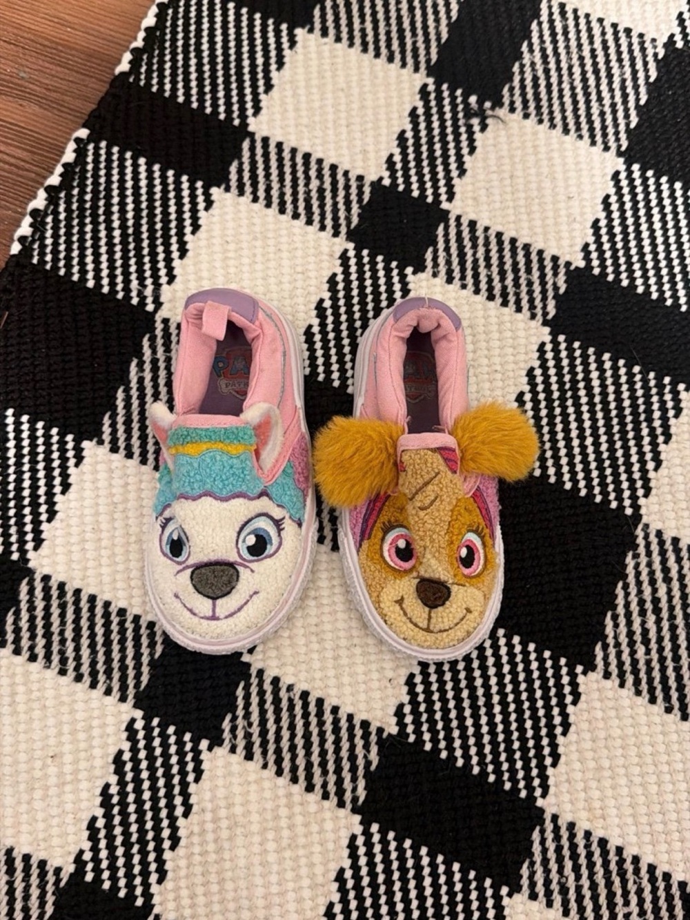 Size 7 toddler Paw Patrol shoes.